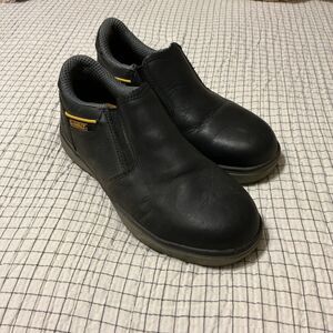 DEWALT Men's Work Steel Toe Shoes Black Work Safety Shoes Size 7